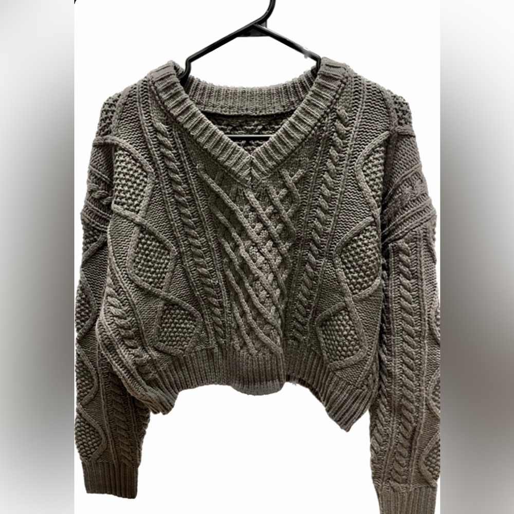 Dark Gray Knit Sweater Knitwear